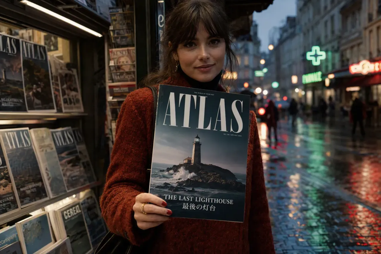 Couverture de magazine en kiosque, généré avec GPT Image 2