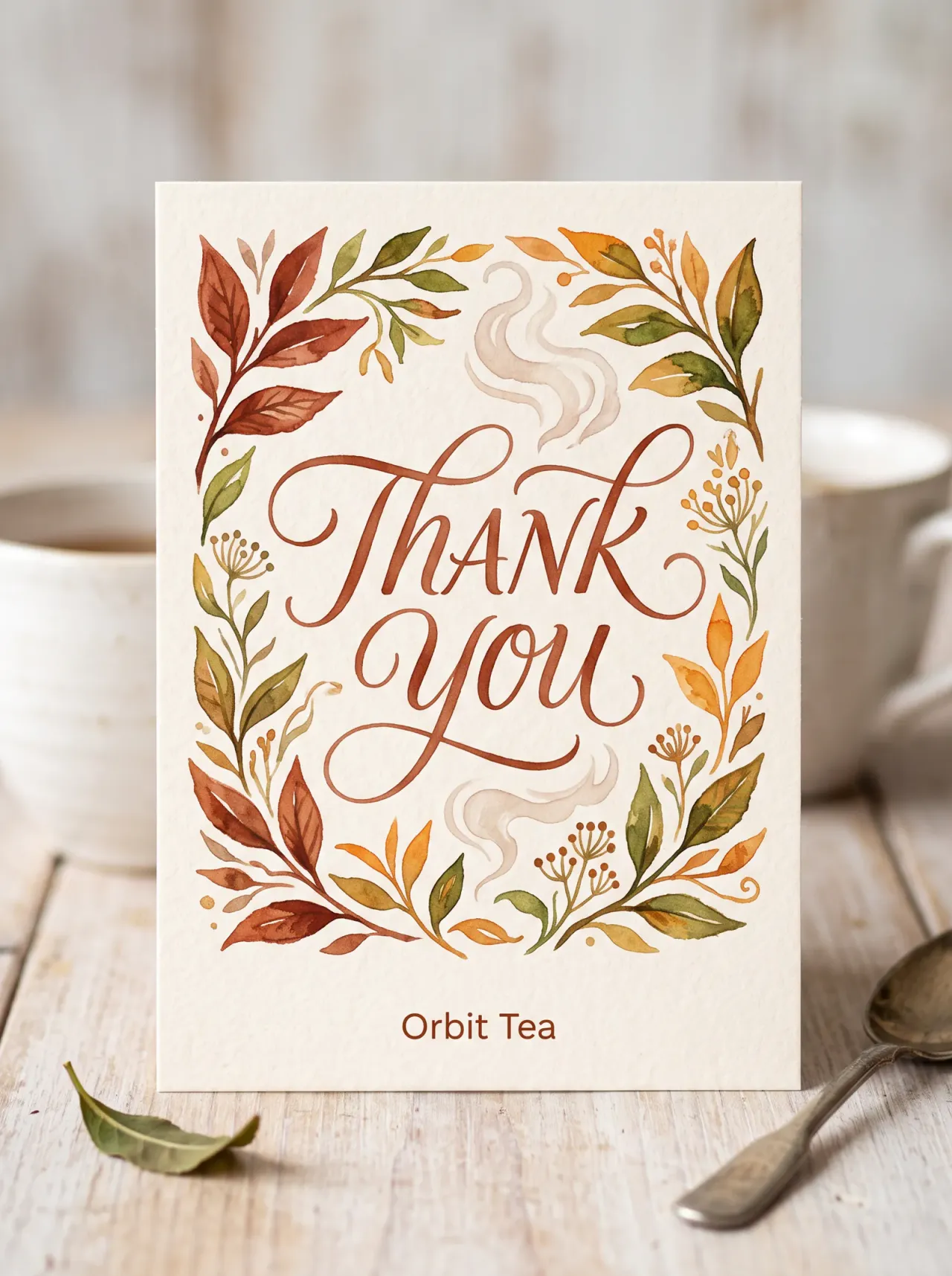 Thank-you card, generated with Nano Banana 2